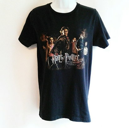 Harry Potter Black Graphic Tee Small