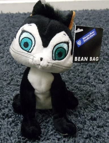 Warner Brothers Loony Tunes Cartoon Character Pussyfoot Pussy Foot 7” Plush Bean Bag Doll