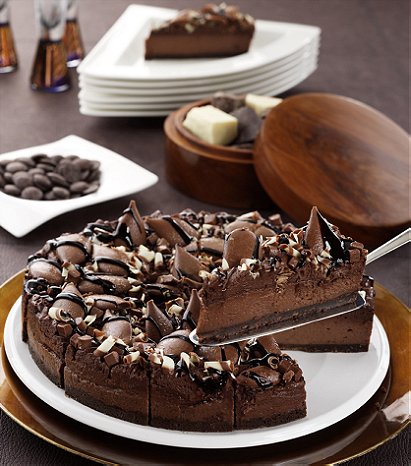 Belgian Chocolate Truffle Cheesecake