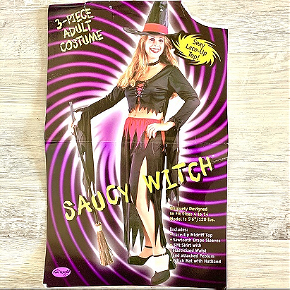 Sexy Witch Halloween Costume 3 piece