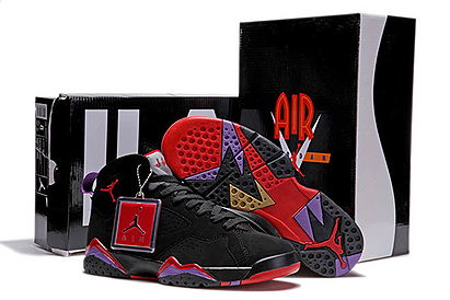 Michael Joran 7 Men ShoesRaptorsBlackRedPurple Bred