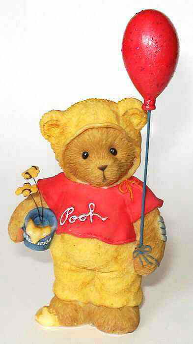 Cherished Teddies - (Bear dressed as Winnie The Pooh)