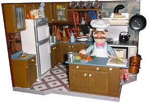 The Muppets: The Swedish Chef w/ The Swedish Kitchen Playset
