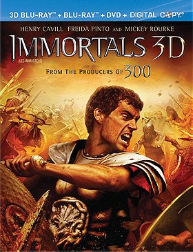 Immortals 3D (3D Blu-ray + Blu-ray + DVD + Digital Copy)