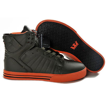 Muska TUF Supra Skytop Total Men High Shoes (Orange)