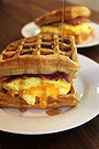 Waffle Breakfast Sandwich