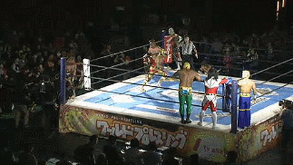 Hiroyoshi Tenzan, Satoshi Kojima, BUSHI & Kenny Omega vs. Mascara Don, Jushin Thunder Liger, Tiger Mask & Mascara Dorada (NJPW, Best of the Super Juniors XXI, 06/08/14)