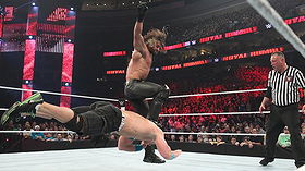 Seth Rollins vs. John Cena vs. Brock Lesnar