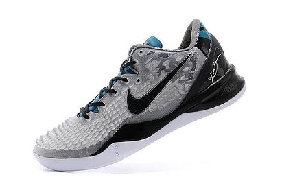 Zoom Kobe 8 System SS Christmas Black Grey Blue and Black Training Footwear