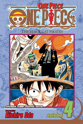 One Piece, Volume 4: The Black Cat Pirates