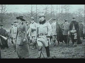 Kaiser Wilhelm Reviewing His Troops