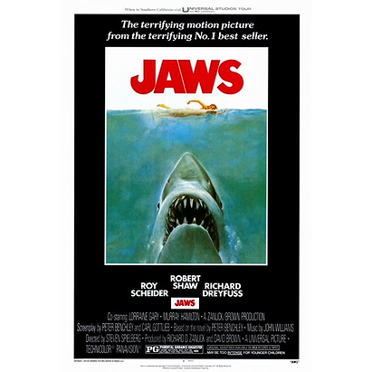 Jaws Movie Poster Print