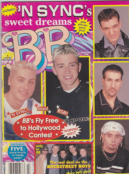 FEB 1999 BB teen magazine NSYNC - BACKSTREET BOYS
