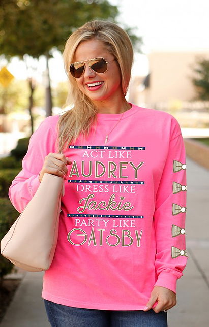 Jadelynn Brooke Audrey, Jackie, Gatsby Tee