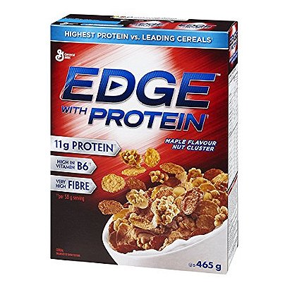 Edge Protein Maple Flavour Nut Cluster Cereal, 465 Gram