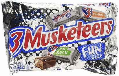 3 Musketeers Fun Size Bars 10.48 oz Bag (2 pack)
