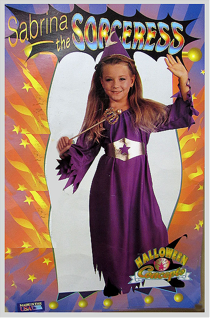 Rubie's Halloween Concepts Girls Sabrina the Sorceress Costume Purple, Large