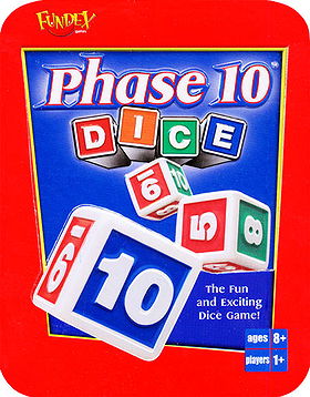 Phase 10 Dice (Tin)