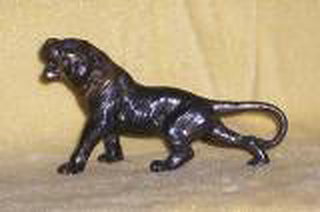Tiger Figurine - Brass