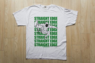 Hardcore Pride Straight Edge White Tee