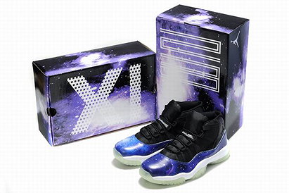 Nike Air Jordan 11 Galaxy Custom Mens Shoes