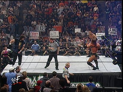 Big Show vs. Cactus Jack vs. The Rock vs. Triple H (2000/04/02)