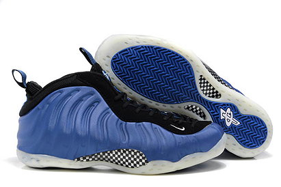 air foamposites one dark neon royal blue and black big size 14 and 15 shoes