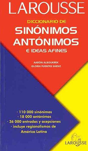 Diccionario De Sinonimos Antonimos E Ideas Afines