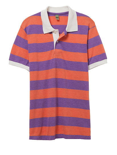 Ugly Striped Polo Shirt | Alternative Apparel