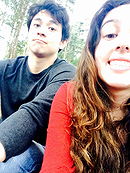 Marv Castillo and his girlfriend