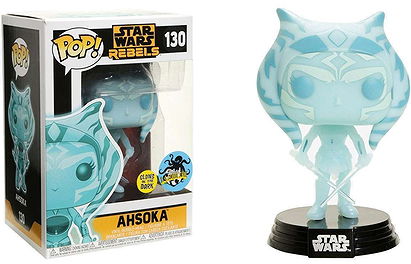 Funko Pop! Star Wars Rebels #130 Glow in The Dark Ahsoka (2017 Comikaze Exclusive)