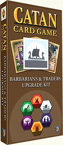 Catan Card Game Barbarians & Traders Upgrade Kit Expansion