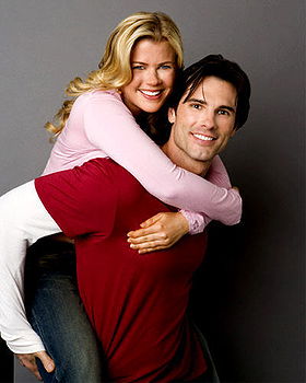 Austin Peck and Alison Sweeney