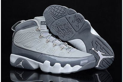 Nike Air Jordan IX 9 Cool Grey Mens Shoes
