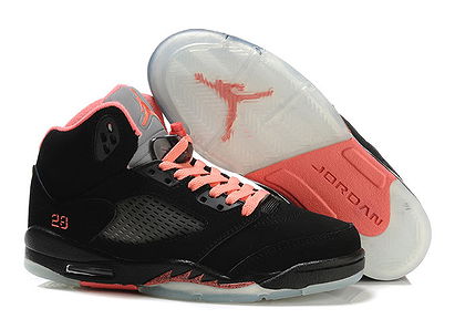 Jordan 5 GS Black Pink Silver Nike Womens Size Shoes Jordan 5 GS Black Pink Silver Nike Womens Size Shoes