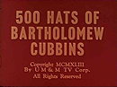 The 500 Hats of Bartholomew Cubbins