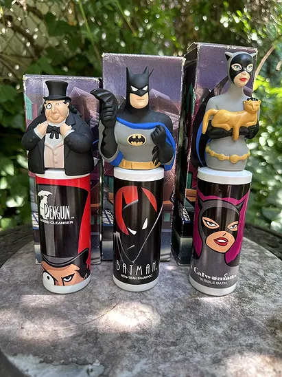 Batman: The Animated Series Shampoo Bottles