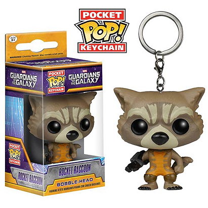 Guardians of the Galaxy Pocket Pop! Key Chain: Rocket Raccoon