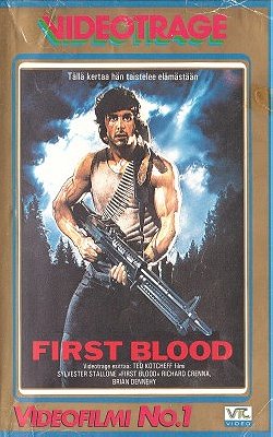 First Blood [VHS]