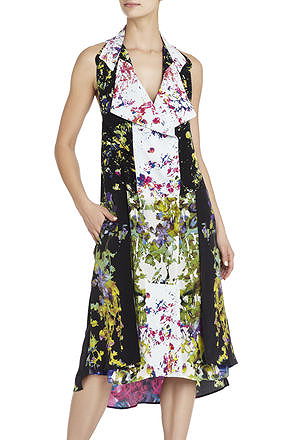 Bcbg Runway Jude Sleeveless Collared neck Prom Dress