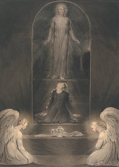 BLAKE William : Mary Magdalen at the Sepulchre, 1805