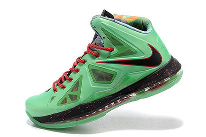 Nike Max Lebron X Cutting Jade Trmln Black/University Red/Fbrglss Cheap