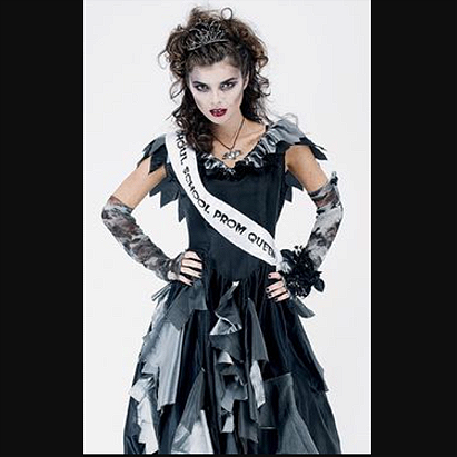 Ghoul school prom queen costume. Adult size. Comes...