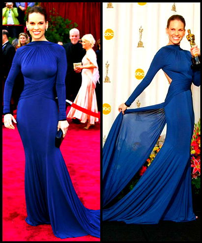 Hilary Swank,LBG Quest,The little blue dress