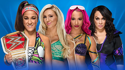Bayley vs. Charlotte Flair vs. Nia Jax vs. Sasha Banks (WWE, Wrestlemania 33)