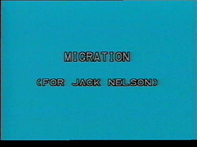 Migration (for Jack Nelson)