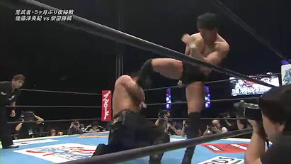 Hirooki Goto vs. Katsuyori Shibata (NJPW, G1 Climax 24, 08/10/14)