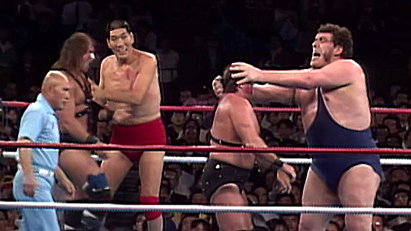 Giant Baba & Andre the Giant vs. Demolition (AJPW, Wrestling Summit, 08/13/90)
