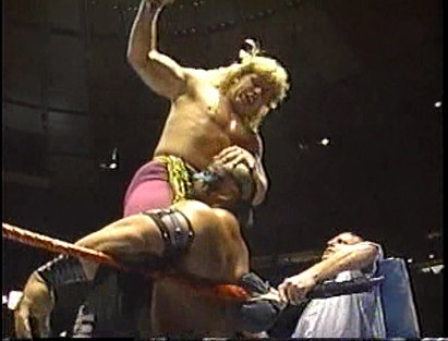 The Barbarian & The Warlord vs. Marty Jannetty & Shawn Michaels (1990/01/15)