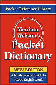 Merriam-Webster's Pocket Dictionary